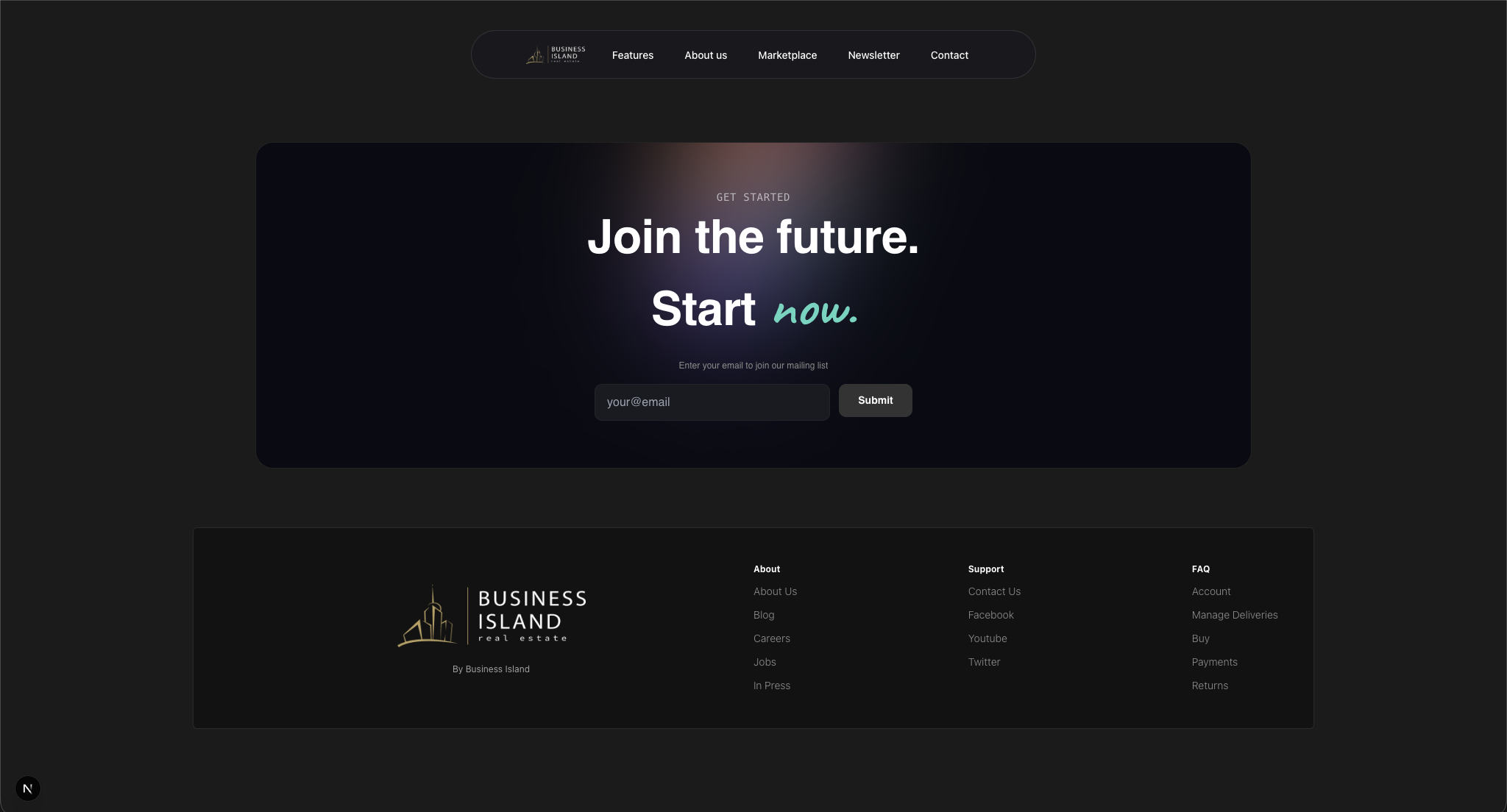 Business Island Emlak Platformu