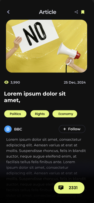 Haber & Dergi Mobil Uygulaması