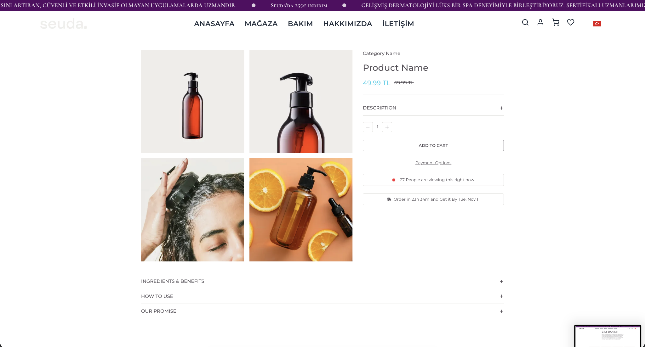 Seuda E-Ticaret Platformu screenshot 3