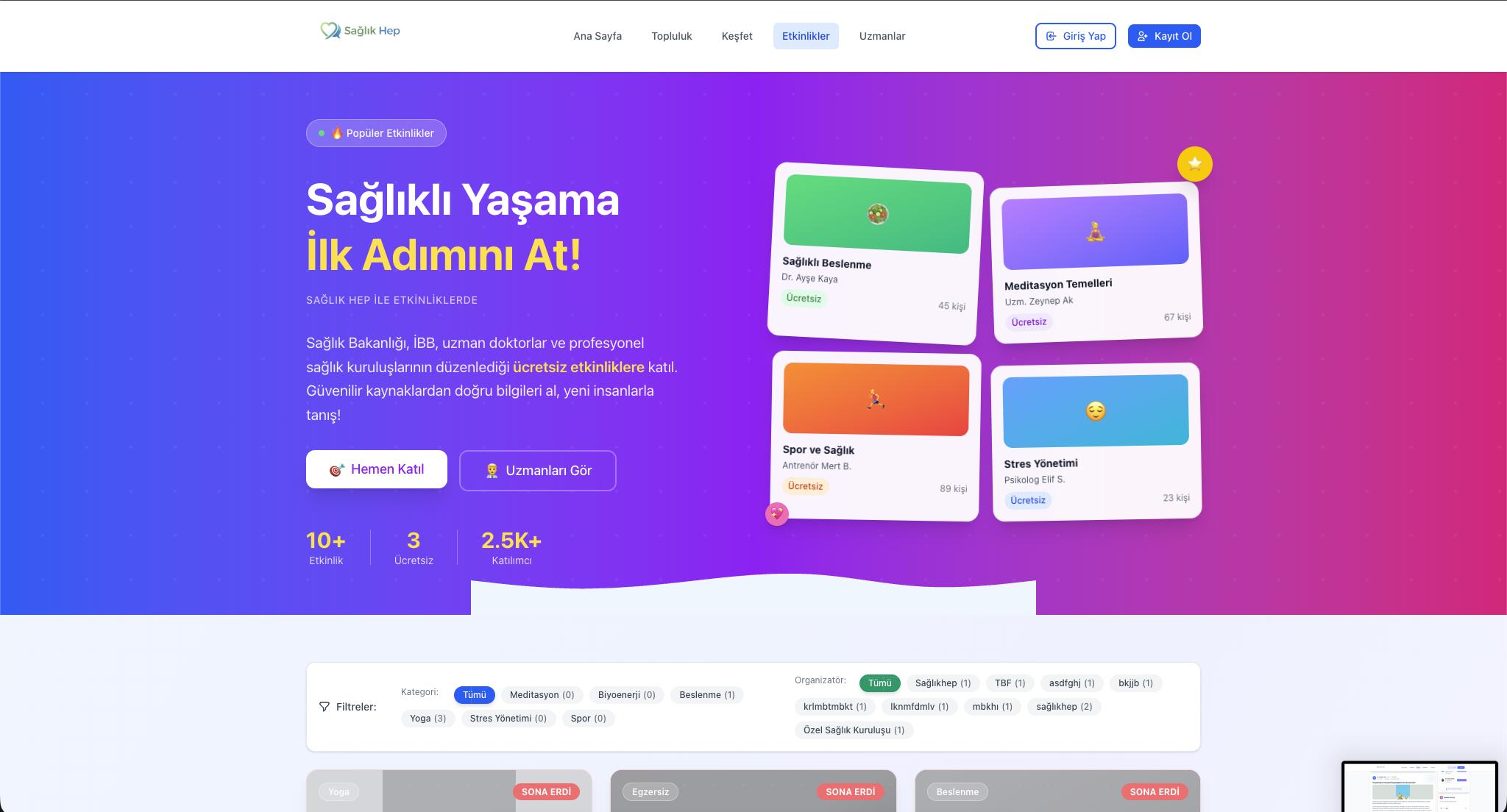 Sağlık Forumu Platformu screenshot 2
